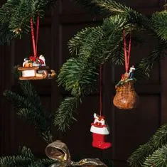 Villeroy & Boch Set vánočních ozdob NOSTALGIC ORNAMENTS Dárky 3 ks