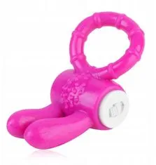 LOLO kroužek na penis s vibracemi a stimulátorem klitorisu