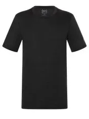 [sn] super.natural Merino triko krátký rukáv Base Tee 140 jet black, S