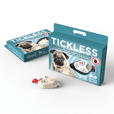 Tickless PET Ultrazvukový odpuzovač klíšťat a blech pro psy Béžová