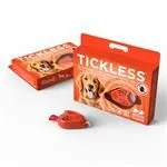 Tickless PET Ultrazvukový odpuzovač klíšťat a blech pro psy Oranžová
