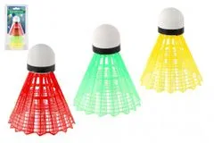 Teddies Míčky/Košíčky na badminton barevné plast 11x21cm