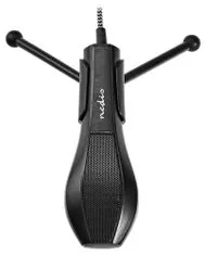 Nedis MICTU100BK - Mikrofon | Pro použití s: Notebook / Stolní | / Kabelové | 1x USB