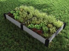 Vyvýšený záhon Keter Modular Garden Bed dvoubalení šedý