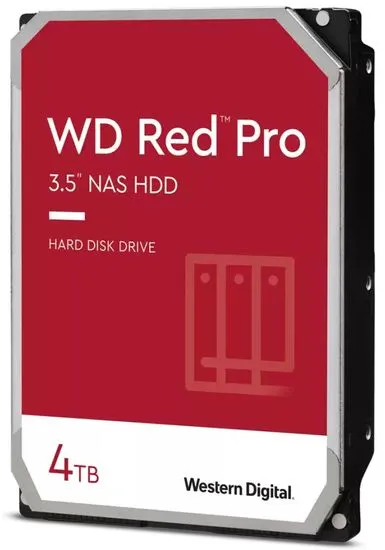 WD RED Pro 4TB HDD / 4003FFBX / SATA 6Gb/s / Interní 3,5"/ 7200 rpm / 256MB