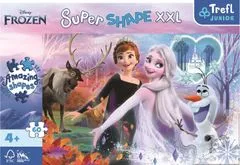Trefl Puzzle Super Shape XXL Ledové království 2: Tančící sestry 60 dílků