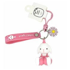 eCa BRL145 Přívěsek na klíče - králík růžový