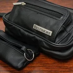 Beltimore P71 Pánská kožená sada peněženka RFiD s klíčenkou a pouzdrem