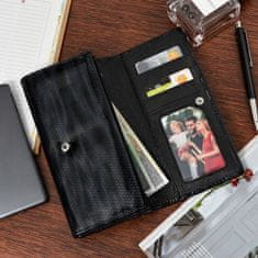 Alessandro Paoli Z23 Dámská kožená peněženka RFiD černá