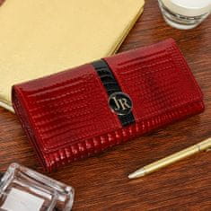Julia Rosso U22 Dámská kožená peněženka RFiD červená