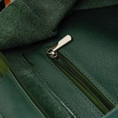 Beltimore F18 Dámská kožená kabelka zelená