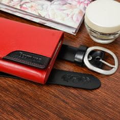 Beltimore P90 Dámská kožená dárková sada peněženka RFiD a pásek