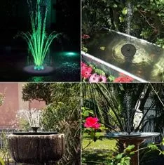 Malatec 18923 Solární fontána k zahradnímu jezírku 180L/H, RGB