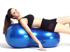 Verk 14285 Gymnastický míč tvarovaný 45 x 90 cm s pumpičkou modrý