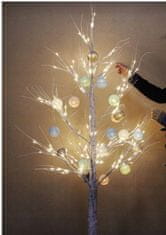 Iso Trade Vánoční světelný stromek Bříza, LED 96, 180 cm