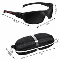 ISO 14115 Polarizační brýle s pouzdrem černé