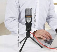 Pronett Studiový mikrofon pro PC se stativem