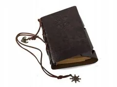 Verk Verk Cestovní deník s kompasem Vintage tmavě hnědá