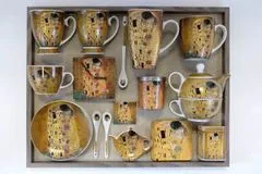 Home Elements Magnetky na lednici čtverec Klimt 6 cm