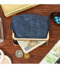 Beltimore B47 Dámská peněženka na drobné modrá