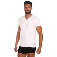 Gant Pánské tričko V neck bílé (901911988-110) - velikost XL