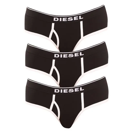 Diesel 3PACK dámské kalhotky černé (00SQZS-0EAUF-E4101)