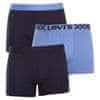 Levis 3PACK pánské boxerky modré (701203918 001) - velikost M