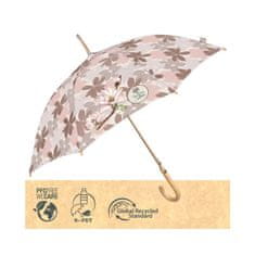 Perletti GREEN Dámský automatický deštník ORCHIDEA, 19127