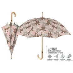 Perletti GREEN Dámský automatický deštník ORCHIDEA, 19127