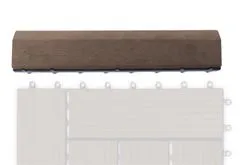 G21 Přechodová lišta Indický teak pro WPC dlaždice, 30 x 7,5 cm rovná