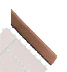 G21 Přechodová lišta Třešeň pro WPC dlaždice, 38,5 x 7,5 cm rohová (pravá)