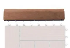 G21 Přechodová lišta Třešeň pro WPC dlaždice, 30 x 7,5 cm rovná