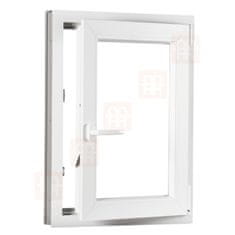 TROCAL Plastové okno | 80 x 120 cm (800 x 1200 mm) | bílé | otevíravé i sklopné | pravé