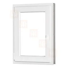 TROCAL Plastové okno | 60x80 cm (600x800 mm) | bílé | otevíravé i sklopné | levé