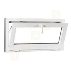 TROCAL Plastové okno | 90x60 cm (900x600 mm) | bílé | sklopné