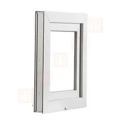 TROCAL Plastové okno | 80x50 cm (800x500 mm) | bílé | sklopné