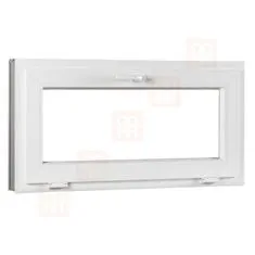 TROCAL Plastové okno | 120x50 cm (1200x500 mm) | bílé | sklopné