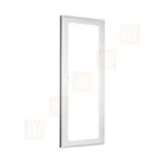 TROCAL Plastové dveře | 90x210 cm (900x2100 mm) | bílé | balkónové | otevíravé i sklopné | pravé