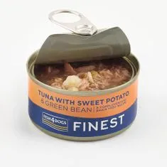 Fish4Dogs Konzerva pro psy Finest s tuňákem, sladkými bramborami a zelenými fazolkami 85 g
