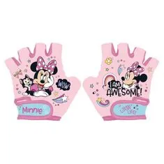 Minnie Mouse SEVEN Cyklo rukavice Minnie pink 70% polyester, 30% elastan, UNI 5 odpovídá 3 - 9 let