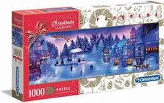 Clementoni Puzzle Vánoční kolekce - Santův sen - PANORAMATICKÉ PUZZLE