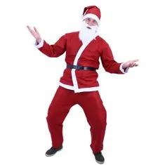 Rappa Kostým Santa Claus (bez vousů) pro dospělé