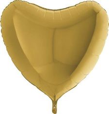 Grabo Nafukovací balónek zlaté srdce 91 cm -