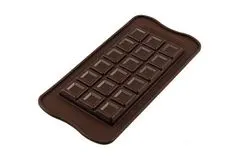 Silikomart Silikonová forma na čokoládu – zdobená čoko tabulka -