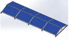 Xtend Solarmi SCOMP-8EW35-1134 - pro uchycení solárních panelů, na plochou střechu, typ východ-západ, SC