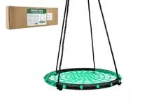 Teddies  Houpací kruh zelený 100 cm provazový výplet v krabici 75x26x12cm