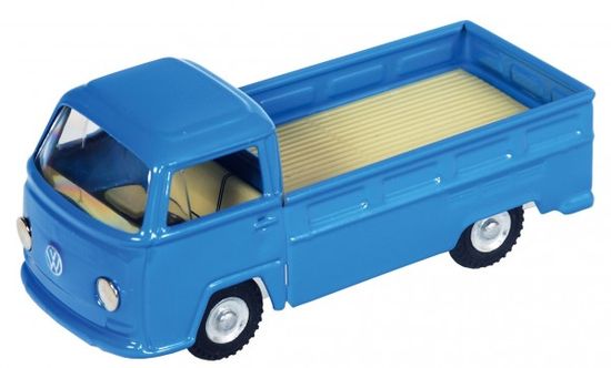 KOVAP Dodávka VW T2 valník kov 12cm modrý v krabičce