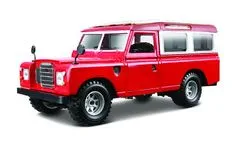BBurago 1:24 Land Rover červená 18-22063