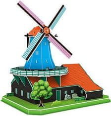 CubicFun  3D puzzle Holandský větrný mlýn 71 dílků
