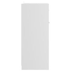 Vidaxl Koupelnová skříňka bílá vysoký lesk 60 x 33 x 80 cm dřevotříska